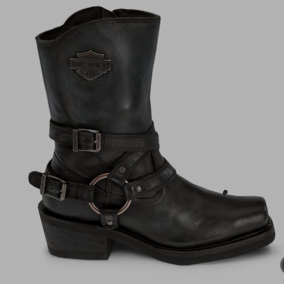 Harley-Davidson Shoes - Harley Davidson Women's Ingleside Riding Boots - Black